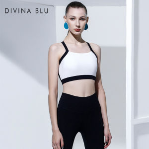 DIVINA BLU | Nude Feel Open Back Shockproof Yoga Bra