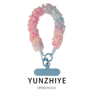 Short Plush Mobile Phone Lanyard Winter Fashionable Durable Keychain Anti-Loss Handmade Wristband Phone Case Accessory