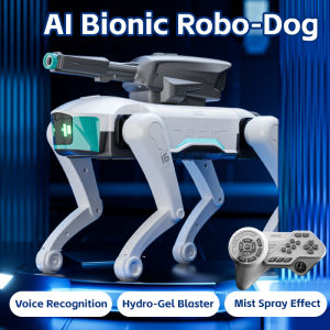 4DRC New Y16 Electric RC Intelligent Robot Dog with Clip Multifunction RC Mechanical Dog Educational Toy Bionic Smart Robot Toy