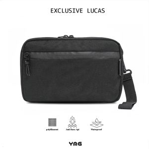 YMG - EXCLUSIVE Tas Handbag Anti Bara Api LUCAS Slingbag Cluth pria