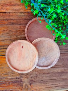 TATAKAN GELAS 9CM bahan kayu TAHAN PANAS ANTI AIR