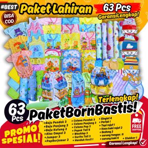 Baju Bayi Baru Lahir Set New Born Paket Lahiran Murah Isi Lengkap Kado Lahiran & Perlengkapan Bayi Lahir Lengkap