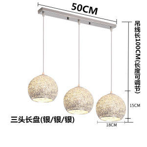 Modern Minimalist LED Restaurant Lighting Fixture Aluminum Body Creative Bar Entrance Way Light Single Head Design