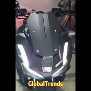 NEW HONDA ADV150 /ADV 160 Full Alloy Front Windshield/Alloy Visor Motorcycle Accessories