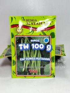 Benih Buncis TW Cap Bunga Matahari: Dataran Menengah & Hydroponik