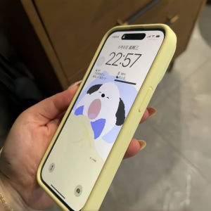 Soft Yellow Liquid Silicone Phone Case for Xiaomi 14/15 K90 K80 Supreme Version 17 Redmi K50 K70 Note12 Simple Civi5 Turbo3 4