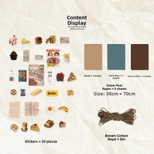 ISUKA | Candy Color Large Gift Wrapping Paper Box with Ribbon for DIY