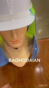 Khăn lưới che nắng trùm nón bảo hộ