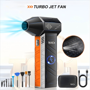 2026 X3Ultra Updated Turbo Jet FanMini Handheld 180000RPM Powerful Compressed air Duster for Car Dryer/PC/Home Cleaning