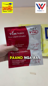 10 pcs +1 pc Free Red VIM Boar Semen Extender Ultra Long term 7 to 14 days for pig artificial insemination 50 grams