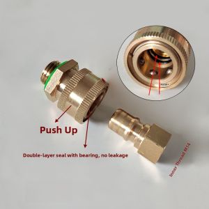 High Pressure Hose Quick Plug And Play Three-Cylinder Plunger Pump for Agricultural Use Sprayer Universal Copper Fitting