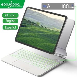 GOOJODOQ | Magic Keyboard for iPad Air 6 2024 Case for iPad Pro 13 Inch Pro 11 2024 for iPad Pro 12.9 Air 5 Air 4 10.9 with LCD Display