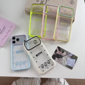 Sanrio | Cute Hello Kitty Phone Case Large Camera Window Soft Shockproof Protective Cover For iPhone 13 14 15 Pro 16 17 Pro Max For Girl