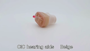 MIRASING K25 CIC Hearing Aid for Seniors Mini Sound Amplifier Clear Sound Adjustable Volume Discreet In Ear Hearing Aid Compact Lightweight Easy to Use for Daily Listening