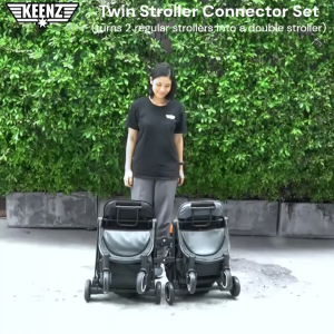 *NEW* Twin Stroller Connector / Adaptor Set (set of 3 connectors connects 2 strollers together to make a twin stroller)