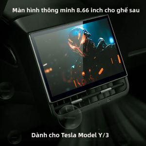 Hệ Thống Giải Trí Trên Xe Android 13 Màn Hình Phía Sau 8.66 Inch 4G+64G Carplay Không Dây Android Auto Dành Cho Tesla Model Y/3