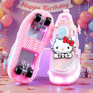Light-up Princess Roller Skates Mesh Design