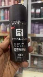 Xịt Khử Mùi Toàn Thân Romano Gentlemen 150ml