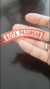 Bedge / Bordir Logo Kota Pasuruan ( 12 Pcs )