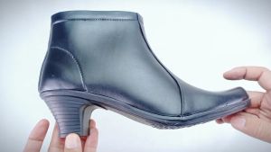 CBR SIX: Sepatu Formal Boot PDH Wanita & Highheels Resleting Samping