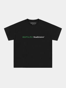 Áo Thun Tay Ngắn Roadistance 24S/S in Logo Thực Vật Cổ Tròn Rộng Rãi Mùa Hè Nặng
