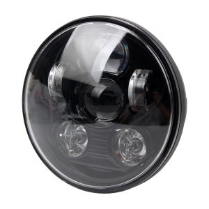 Đèn Pha LED Xe Máy 575 Inch DRL Đèn Pha Sửa Đổi Cho Harley Sportsters XL XG XR VRSCD Dyna Softail 883 XL883