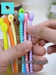 TOP SHOP Adjustable Key Chain for Bag Pendant Silicone Rope Jewelry Lanyard Cable Tie Gifts 1PCs