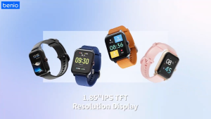 Benio GT1 Bluetooth Smart Watch Touch Screen Multifunctional Fitness Tracker Smartwatch With Sports Mode Heart Rate and Steps Tracker