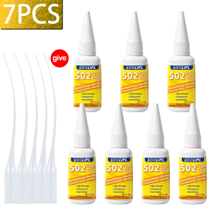 LOOLIFL 502 Multi-Purpose super glue cyanoacrylate Adhesive Instant Fast Drying High Strength Glass DIY Metal Bond Liquid Tool
