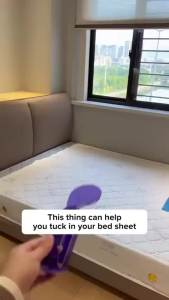 Bed Lifter Tool Mattress Lifter Ergonomic Mattress Wedge Elevator Bed Making Aid Sheet and Mattress Elevator Finisher