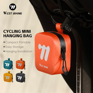 West Biking | WEST BIKING Mini Bike Saddle Bag Portable Waterproof Under Seat Hanging Storage Bag Cycling Tail Bag MTB Road Bike Accessories