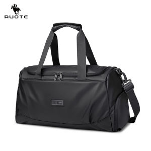 AUOTE กระเป๋าออกกำลังกายใส่ได้ทั้งชายและหญิงสำหรับใส่เล่นแห้งและเปียกและหญิงมีช่องแยกสำหรับเล่นกีฬากลางแจ้งในกระเป๋ากระเป๋าเดินทางกระเป๋าเดินทางยูนิเซ็กซ์เล่นยิมแฟชั่นแบบพกพา