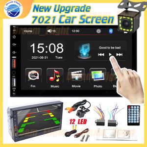 🇵🇭 2 USB 2 Din Car Stereo Audio Radio Bluetooth 7\" HD 2Din 7 inch Touch Screen Monitor MP5 Player SD FM USB Rear View Camera