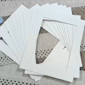 [𝐈𝐭𝐳𝐳 𝐌𝐲 𝐂𝐡𝐨𝐢𝐜𝐞] White Mat for Photo Frame 4R 6R 8R A4 | Cardboard Frame with White Border | Kad Bingkai | 相框卡纸内衬 📷