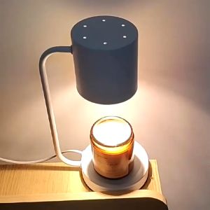 โคมไฟอุ่นเทียน Candle Warmer ตั้งเวลา หรี่แสง โคมไฟเทียนอ โคมไฟละลายเทียนหอม พร้อมหลอดไฟฟรี 1 หลอด