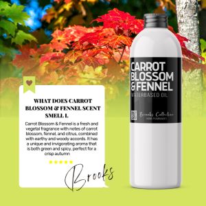 My Home CARROT BLOSSOM & FENNEL Water Based Concentrated Water Soluble Diffuser Humidifier Fragrance