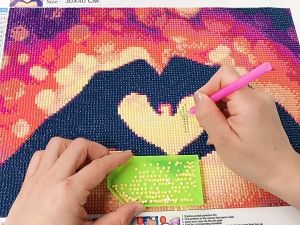 5D DIY full diamond diamond painting bedroom wall decorative painting ornaments bedroom study home