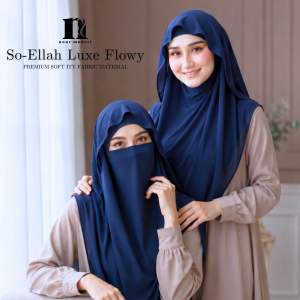 Nour Plain So-Ellah Luxe Flowy Premium Soft ITY Fabric Material