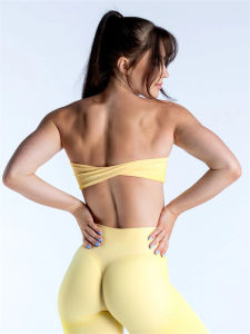 QIJINXIANGMEI | Womens Sport Bra Running Dance Fitness Yoga Comfortable Gathering