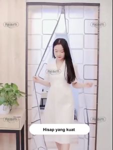 Tirai Magnet  Tirai Magnet Elegan bahan plastik PVC Gorden Magnet Anti Nyamuk  90x210cm( Khusus Ruangan Ber-AC)  Tirai Pintu kamar  Anti Nyamuk Kawat Nyamuk