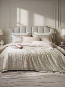 FUANNA (富安娜) | Luxury Jacquard Bedding Set 4PCS