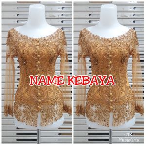 ATASAN KEBAYA WISUDA MODEREN KEBAYA KERAH SABRINA + LONGTORSO bisa COD