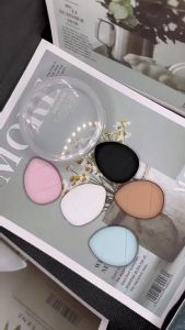 น้ำยาบริเวณพัฟฟองน้ำ น่าขนาดมินิ พัฟแต่งหน้า ฟองน้ำแต่งหน้า น้ำยาบริเวณพัฟฟองน้ํา สำหรับสัมผัสนิ้ว 1 ชิ้น ซึ่งไม่ใช่ส่วนตัวของลงรองพื้นคอนซีลเลอร์ บลัชออน 1 ชิ้น