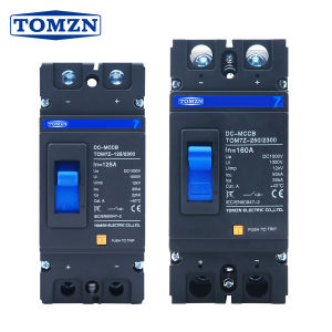 TOMZN 2P DC 1000V MCCB DC Solar Molded Case Circuit Breaker MCCB Overload Protection Switch Protector for Solar Photovoltaic PV