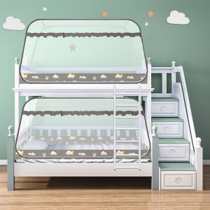 Mongolian Tent Mosquito Net Dormitory Bed Lower Bunk Bed Full Bottom Anti-Fall Mosquito Net Stand Student Dormitory Use