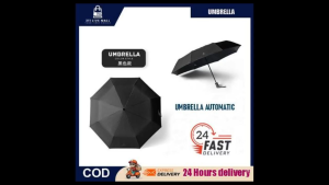 311 LIVE MALL Automatic UV Umbrella 3 Fold Waterproof Windproof Umbrella 8 Bone Payung