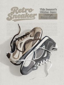 MRA | Thick-Sole Wide Toe Retro Training Shoes
