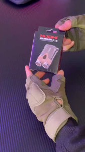 【COD + Local Seller】Flashlight P18 Small Powerful EDC Keychain light 300 lumens 100m long beam distance 500mAh Type-c Rechargeable Flashlight with 7-modes white red blue lighting IP65 Waterproof Mini Pocket Flashlights