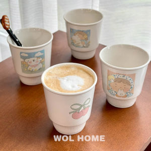 Cốc Gốm Dễ Thương Dùng Trong Gia Đình Để Uống Nước Cốc Cà Phê Văn Phòng Cốc Sữa Cốc Lớn Dễ Thương Cốc Gốm Trang Trí Hoa Và Động Vật