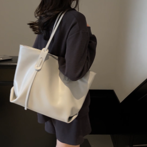 TF Tote Bag For Women 2025 Autumn New Style Fashion Casual Handbag Korean Style Shoulder Bag